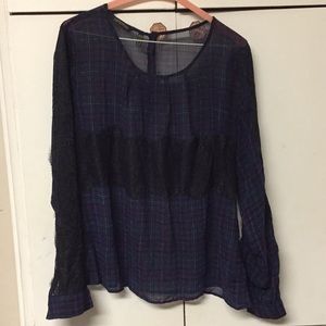 Long sleeve Kardashian Kollection Blouse